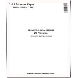 210P (SN from F_ 00001) Crawler Excavators Repair Manual (TM14648X019)