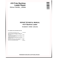 410P (SN from CX02265) Backhoe Loaders Repair Manual (TM14684X019)