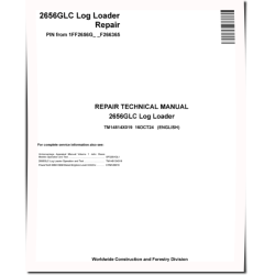 2656GLC (SN. from F266365) Log Loaders Repair Manual (TM14814X019)