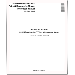 PrecisionCut 2653B Trim and Surrounds Mowers Technical Manual (TM173519)