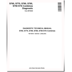 S760, S770, S780, S785 and S790 (MY2023-2024) Combines Diagnostic Manual (TM176019)