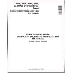 S760 STS, S770 STS, S780 STS, S785 STS and S790 STS Combines Repair Manual (TM177919)