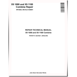 X9 1000 and X9 1100 (MY2025) Combines Repair Manual (TM180119)