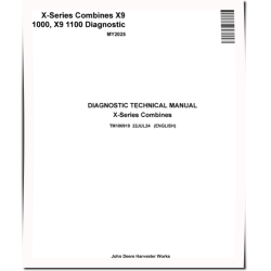 X9 1000 and X9 1100 (MY2025) Combines Diagnostic Manual (TM180919)